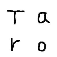 taro emoji [english+number]