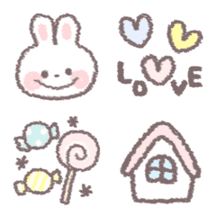 crayon bunny