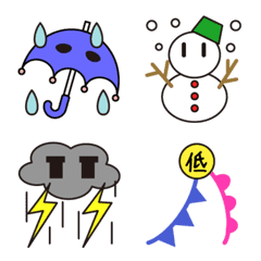 weaher kawaii emoji