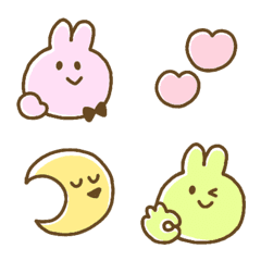 Pastel Rabbit Emoji