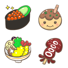 Delicious Japanese food emoji