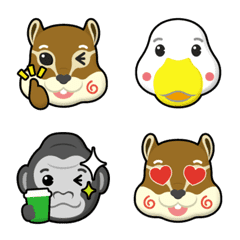 animal friends 10 emoji