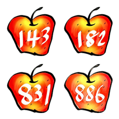 apple word (number & Numbers slang)
