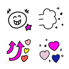 pink blue mix emoji