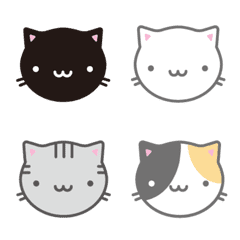 Vários emoticons de gato