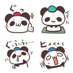 panda's everyday Emoji with letters 3