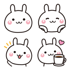 cute bunny emoticon