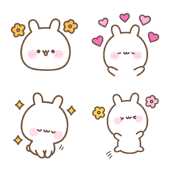 Loose fluffy rabbit emoji2