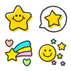อิโมจิไลน์ Twinkle star's Emoji - line2me.in.th