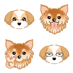 Emoji of Shih Tzu and Chihuahua