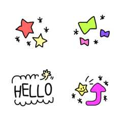 many cute emoji