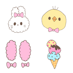 Emoji of A Boss Bunny&His Chick Henchmen