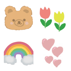 Mokomoko bear cute Emoji