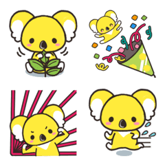 Emoji of a cute baby koala,Konkon