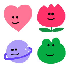 tegaki rakugaki emoji
