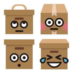 Boxes in Taiwan Emoji