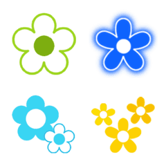 colorful flower emoji.