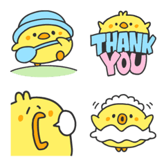 Plump Little Chick Doodles Emoji