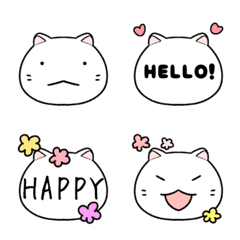 Message emoji of cute cat