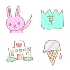 kawaii pastel emoji