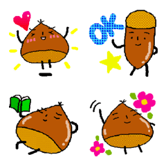 Chestnuts&Acorns[couples version](Emoji)