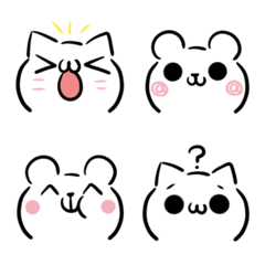 Emoji of cats & bears