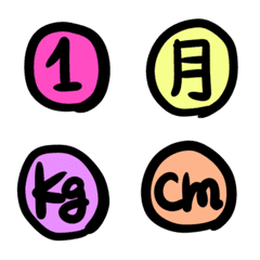 number kigou emoji