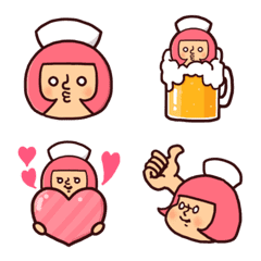 Bobbed Nurse Emoji