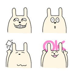 simple rabbit face Emoji 