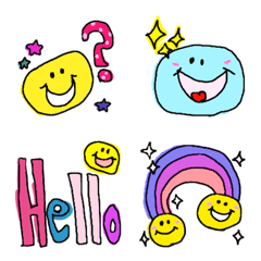 Colorful! Graffiti Smile(Emoji)
