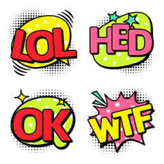 English abbreviation comic style