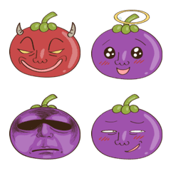 Mangosteen Emoji