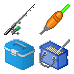 Pixel Emoji (Fishing tackle) 