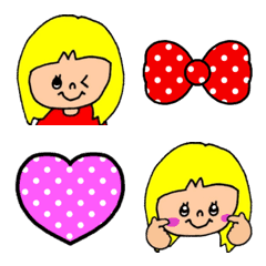 mamama-chin.Cute girls.colorful.Emoji.