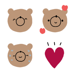 Simple bear Emoji (1)