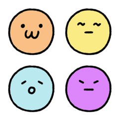 Too expressive sticker colorful Emoji