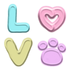A-Z Sweet Color Cute Emoji