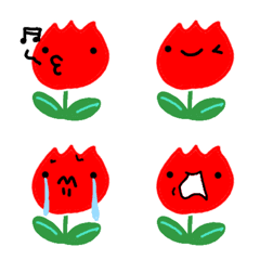 cute tulip emoji