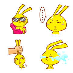 Hunny Bunny Emoji so cute