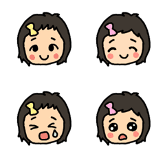 Hina &Yuna twins emoji