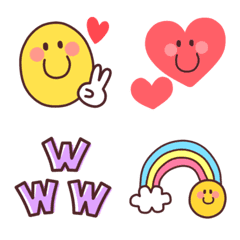Colorful & Smile Simple Emoji