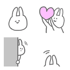 Fluffy Rabbit Face Emoji