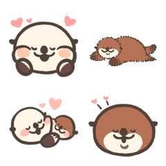 Hairy lovely sea otters Emoji