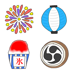 a Japanese festival emoji.