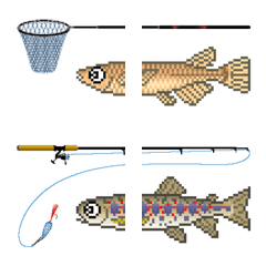 Pixel Emoji (Freshwater fish) 