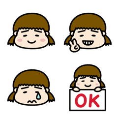 down-slanting eyebrows komarimayu emoji