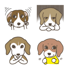 Cute Beagle Emoji