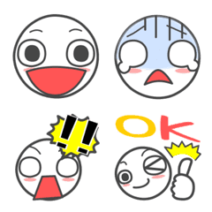 Let's use it! Easy-to-use face EMOJI