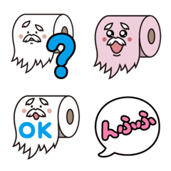Emoji of toilet paper fairy