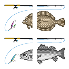 Pixel Emoji (Saltwater fish 2) 